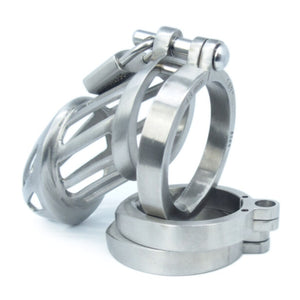 BON4ML Large Stainless Steel Male Chastity Buy in Singapore LoveisLove U4Ria 