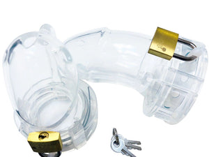 BON4 Plus Chastity Device Clear