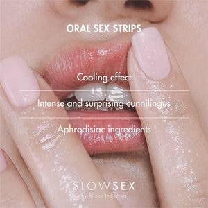 Bijoux Indiscrets Slow Sex Oral Sex 7 Strips (Powerful Minty Freshness) buy in Singapore LoveisLove U4ria