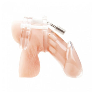 Blueline Acrylic See-Thru Chastity Cage Buy in Singapore LoveisLove U4Ria