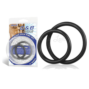 Blueline C&B Gear Silicone Cock Ring Set buy in Singapore LoveisLove U4ria