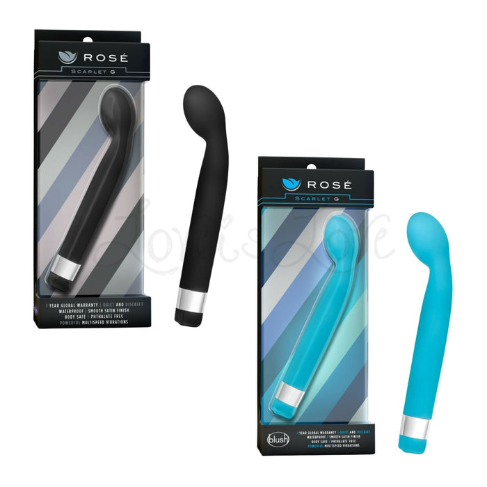 Blush Novelties Rose Scarlet G Black or Blue