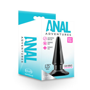 Blush Novelties Anal Adventures Easy Plug Black buy in Singapore Loveislove U4ria