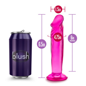 Blush Novelties B Yours Sweet N' Small 6 Inch Dildo Pink Buy in Singapore LoveisLove U4Ria 