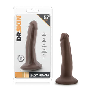 Blush Novelties Dr. Skin 5.5 Inch Cock With Suction Cup Beige or Chocolate Love Is Love u4ria Buy In Singapore Sex Toys Adult toys