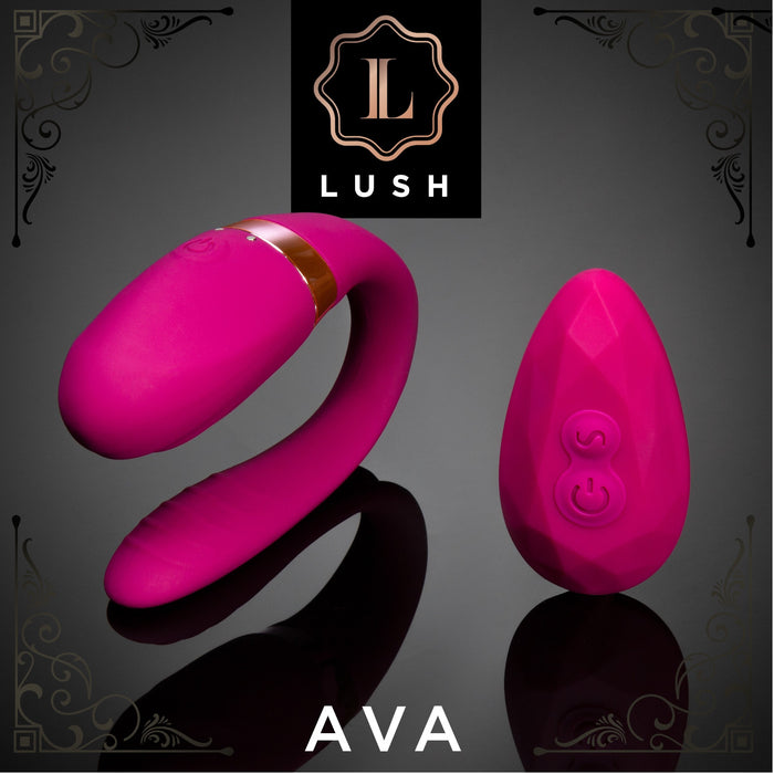 Blush Novelties Lush Ava Velvet Couple Vibrator with Remote