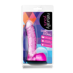 Blush Novelties Naturally Yours Ding Dong Pink 5.5 inches Love Is Love Singapore Buy Sex Toys u4ria