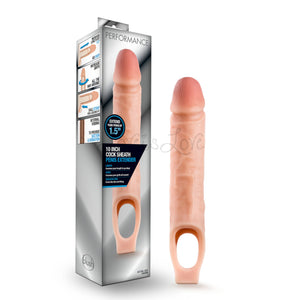 Blush Performance Cock Sheath Penis Extender Vanilla 9 Inch or 10 Inch or 11.5 Inch