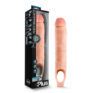 Blush Novelties Performance Plus 9 Inch Cock Sheath Penis Extender Vanilla buy in Singapore LoveisLove U4ria