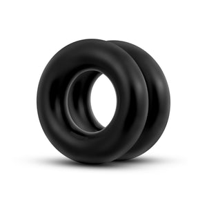 Blush Novelties Stay Hard Donut Rings Oversized Pack Of 2 Pieces Black buy in Singapore Loveislove U4ria