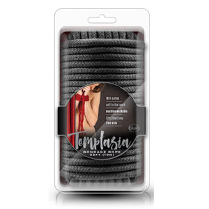 Blush Novelties Temptasia Bondage Rope 32 Feet Black Buy in Singapore LoveisLove U4Ria 