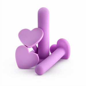 Blush Novelties Wellness 4-Piece Graduated Sizes Silicone Dilator Kit Purple Buy in Singapore LoveisLove U4Ria 