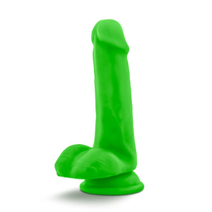 Blush Novelties Neo Dual Density Cock With Balls Neon Green 6 Inch Buy in Singapore LoveisLove U4ria 