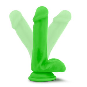 Blush Novelties Neo Dual Density Cock With Balls Neon Green 6 Inch Buy in Singapore LoveisLove U4ria 