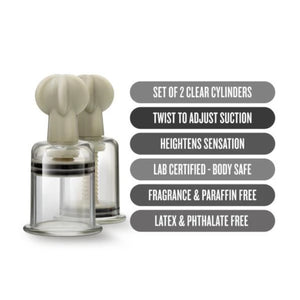 Blush Novelties Temptasia Clit And Nipple Large Twist Suckers Set Buy in Singapore LoveisLove U4ria 