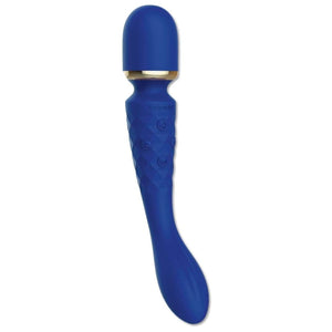 Bodywand Luxe 2-Way Motors Premium Silicone Wand 15 Modes Blue