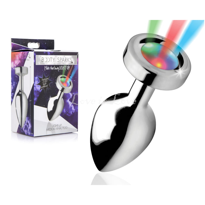 Booty Sparks Light Up Anal Plug Medium or Large [Limited Time Offer]