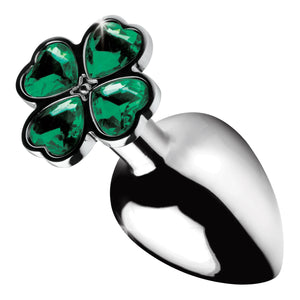 BootySparks Lucky Clover Gem Anal Plug Medium Silver Buy in Singapore LoveisLove U4Ria 