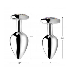 Booty Sparks Rainbow Prism Heart Anal Plug Small or Medium Buy in Singapore LoveisLove U4Ria 