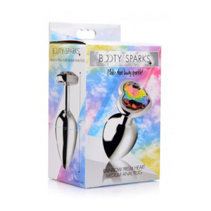 Booty Sparks Rainbow Prism Heart Anal Plug Small or Medium Buy in Singapore LoveisLove U4Ria 