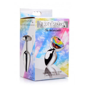 Booty Sparks Rainbow Prism Heart Anal Plug Small or Medium Buy in Singapore LoveisLove U4Ria 