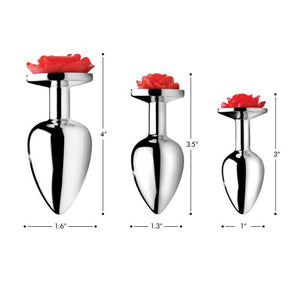 Booty Sparks Anal Plug Red Rose or Black Rose (Authorized Dealer)