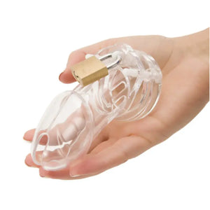 CB-X CB-6000 3.25 Inch Male Chastity Device Clear Buy in Singapore LoveisLove U4Ria 