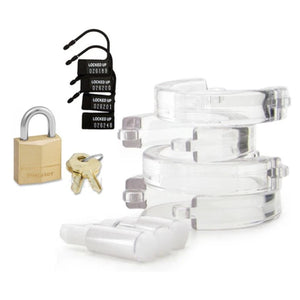 CB-X CB-6000 3.25 Inch Male Chastity Device Clear Buy in Singapore LoveisLove U4Ria 