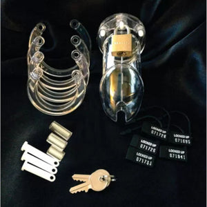 CB-X CB-6000S Male Chastity Device 2.5 Inch Clear (Authorized Dealer)(New Packaging)