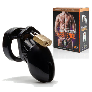 CB-X CB-6000S Black Male Chastity Cock Cage Kit 2.5 Inch Buy in Singapore LoveisLove U4Ria 