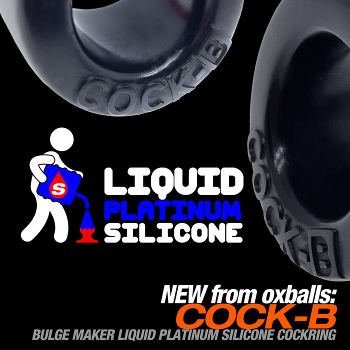 Oxballs Cock-B Bulge Liquid Platinum Silicone Cockring OX-1921