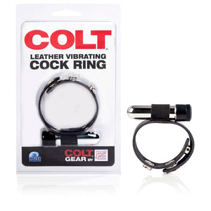 Colt Leather Vibrating Cock Ring (Last Piece)