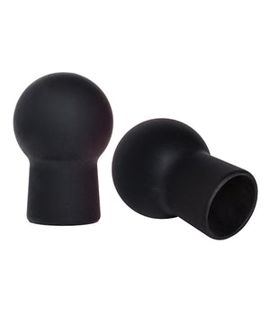 CalExotics Nipple Play Silicone Advanced Nipple Suckers Black