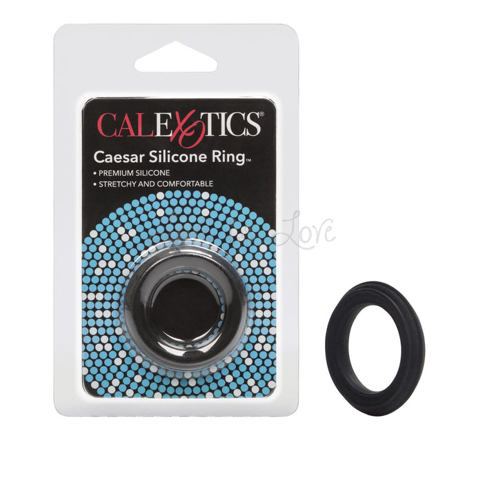 CalExotics Caesar Silicone Rings Black