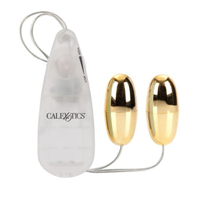 CalExotics Pocket Exotics Vibrating Double Bullets Gold, SIlver or Glow in the Dark buy in Singapore LoveisLove U4ria