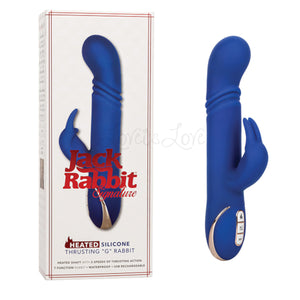 Calexotics Jack Rabbit Signature Heated Silicone Thrusting G Rabbit Blue Buy in Singapore LoveisLove U4Ria 