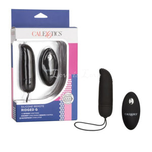 Calexotics Silicone Remote Ridged G Vibrator Buy in Singapore LoveisLove U4Ria 