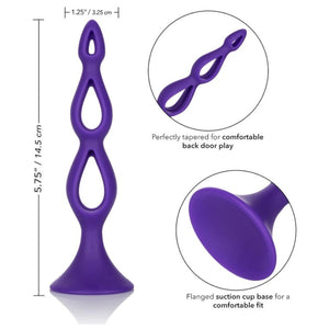 Calexotics Booty Call Silicone Triple Probe Purple Buy in Singapore LoveisLove U4ria 