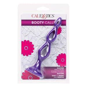 Calexotics Booty Call Silicone Triple Probe Purple Buy in Singapore LoveisLove U4ria 