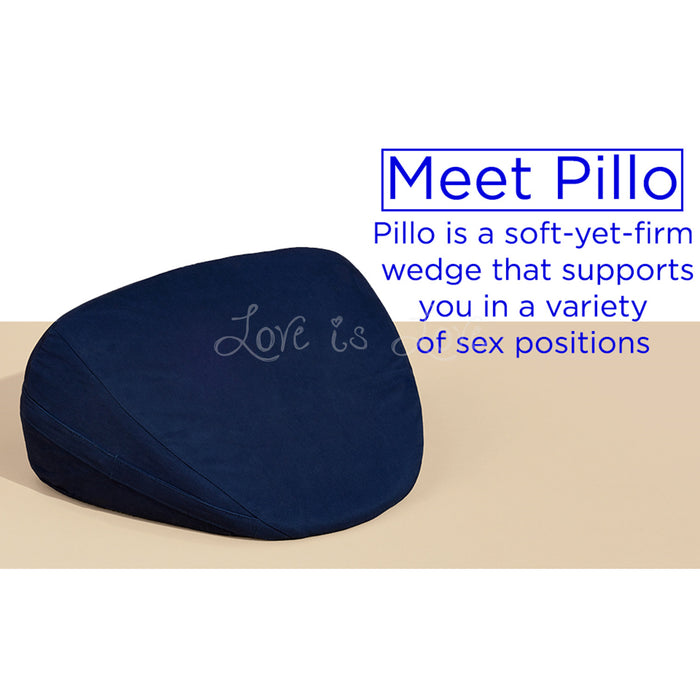 Dame Products Pillo Sex Pillow Positioning Aid Support Indigo (Last Piece)