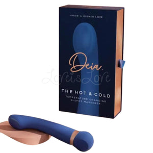 Deia The Hot & Cold Temperature-Changing G-Spot Massager Silicone Blue love is love buy sex toys in singapore u4ria loveislove