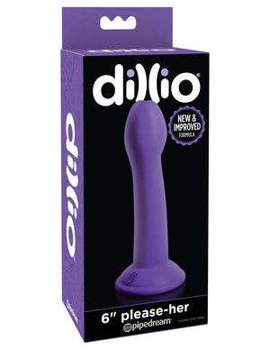 Pipedream Dillio 6 Inch Please-Her Purple upgraded design in New and Improved Formula. Buy at LoveisLove U4Ria Singapore