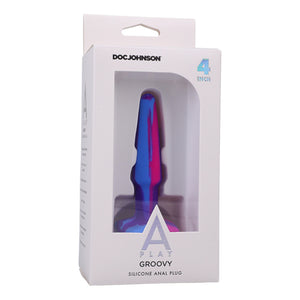 Doc Johnson A-Play Groovy Silicone Anal Plug 4 Inch Buy in Singapore LoveisLove U4Ria 