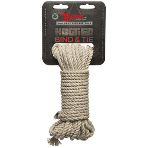 Doc Johnson Kink Bind & Tie Hemp Bondage Rope Natural 30 feet (9m) or 50 feet (15m)