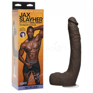 Doc Johnson Signature Cocks Jax Slayher 10 Inch ULTRASKYN Cock with Removable Vac-U-Lock Suction Cup love is love buy sex toys in singapore u4ria loveislove