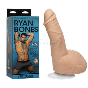 Doc Johnson Signature Cocks Ryan Bones 7 Inches ULTRASKYN Cock with Removable Vac-U-Lock Suction Cup Buy in Singapore LoveisLove U4Ria