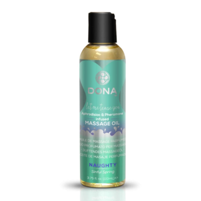 Dona Scented Massage Oil Naughty Sinful Spring 110 ML 3.75 FL OZ