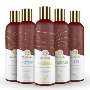 Dona Essential Massage Oil Recharge Lemongrass and Ginger 4 fl oz 120 ML Buy in Singapore LoveisLove U4ria 