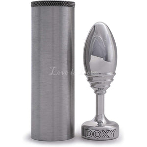 Doxy Metal Butt Plug Ribbed Buy in Singapore LoveisLove U4Ria 