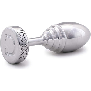 Doxy Metal Butt Plug Ribbed Buy in Singapore LoveisLove U4Ria 